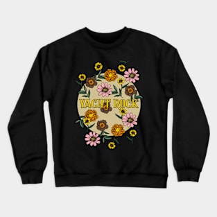 Yacht Rock Name Personalized Flower Retro Floral 80s 90s Name Style Crewneck Sweatshirt